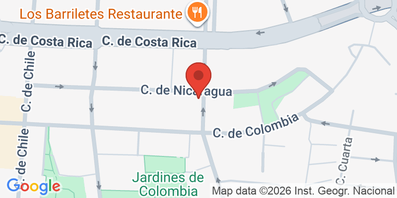 Mapa de la ubicación de Osito y Mandarina