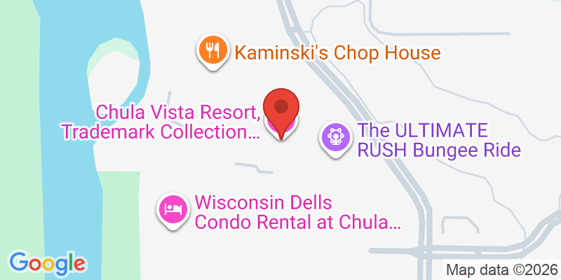 Mapa de la ubicación de Chula Vista Resort, Trademark Collection by Wyndham