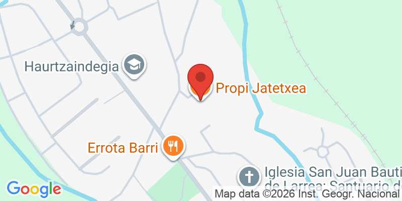 Mapa de la ubicación de Propi Jatetxea