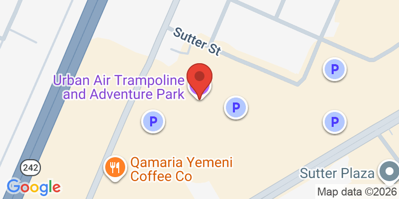 Mapa de la ubicación de Urban Air Trampoline and Adventure Park