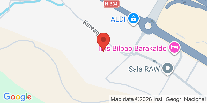Mapa de la ubicación de UrbanAir Bilbao