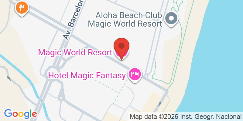Mapa de la ubicación de Magic World Resort