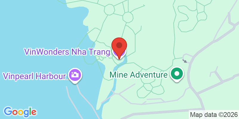 Mapa de la ubicación de VinWonders Nha Trang