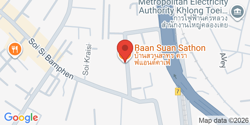 Mapa de la ubicación de Baan Suan Sathon