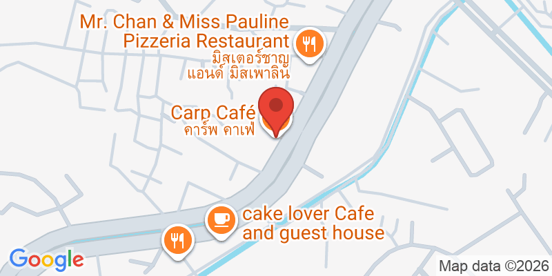 Mapa de la ubicación de Carp Café