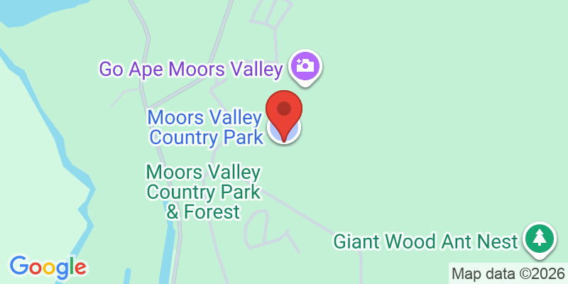 Mapa de la ubicación de Moors Valley Country Park