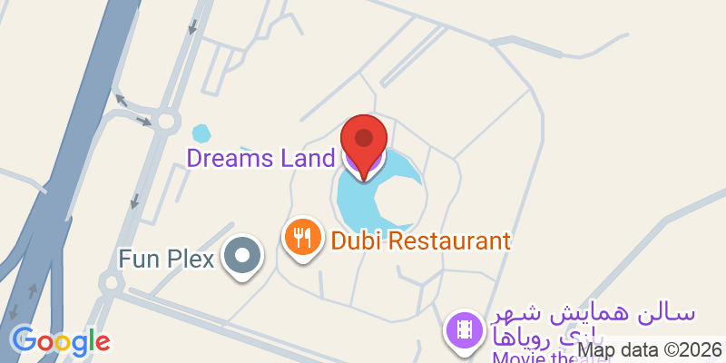 Mapa de la ubicación de Dreams Land