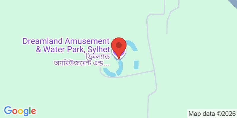 Mapa de la ubicación de Dreamland Amusement & Water Park, Sylhet.