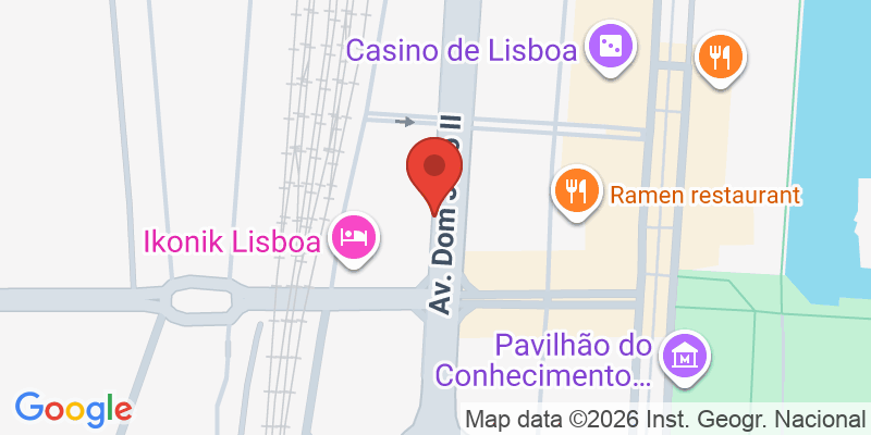 Mapa de la ubicación de The Little Gym Parque das Nações