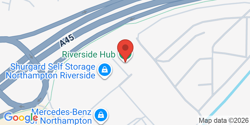 Mapa de la ubicación de Riverside Hub