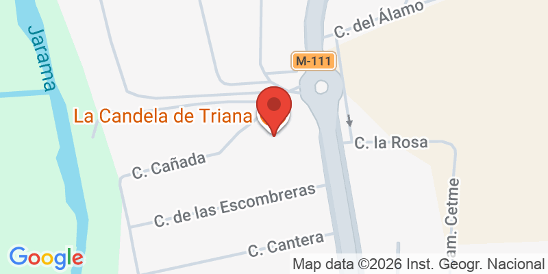 Mapa de la ubicación de La Candela de Triana