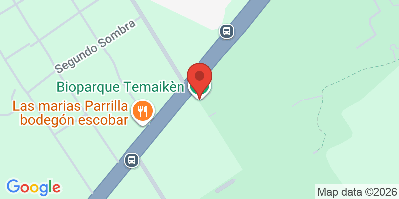 Mapa de la ubicación de Bioparque Temaikèn