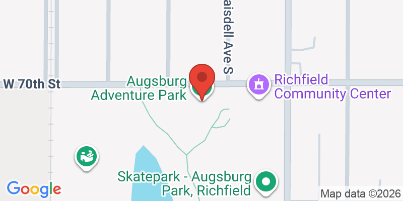 Mapa de la ubicación de Augsburg Adventure Park