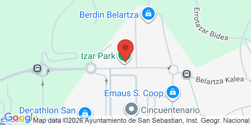 Mapa de la ubicación de Izar Park