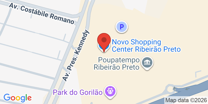 Mapa de la ubicación de Novo Shopping Center Ribeirão Preto