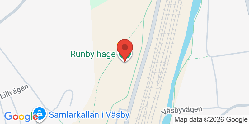 Mapa de la ubicación de Runby hage