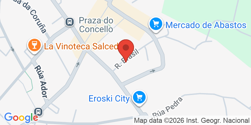 Mapa de la ubicación de La Casita