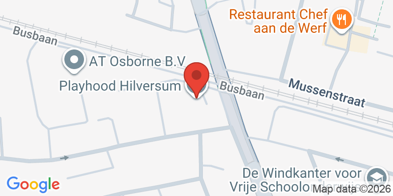 Mapa de la ubicación de Playhood Hilversum
