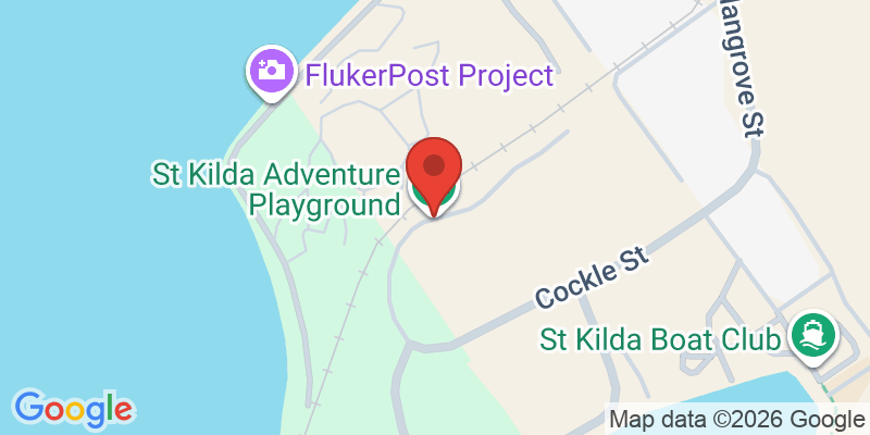 Mapa de la ubicación de St Kilda Adventure Playground