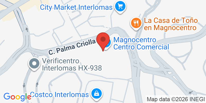 Mapa de la ubicación de Playtica - Interlomas
