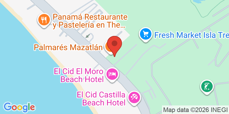 Mapa de la ubicación de Playtica - Mazatlan