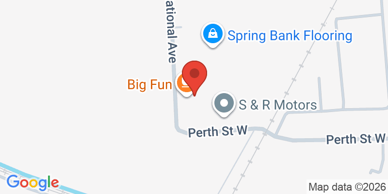 Mapa de la ubicación de Big Fun