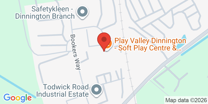 Mapa de la ubicación de Play Valley Dinnington - Soft Play Centre & Kids Parties