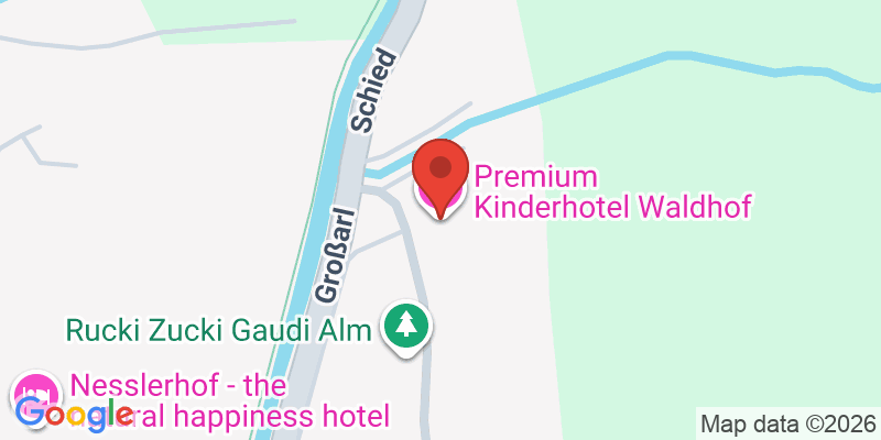 Mapa de la ubicación de Kinderhotel Waldhof