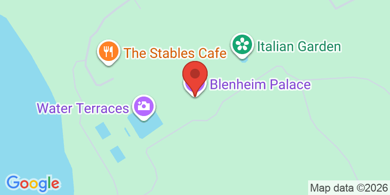 Mapa de la ubicación de Palacio de Blenheim