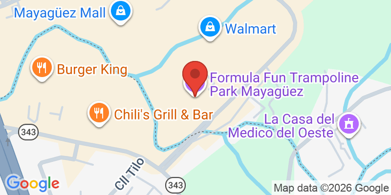 Mapa de la ubicación de Formula Fun Trampoline Park Mayagüez