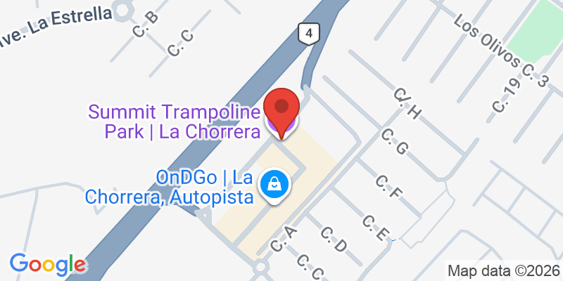 Mapa de la ubicación de Summit Trampoline Park | La Chorrera