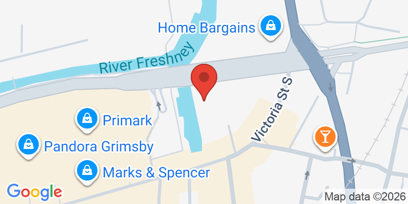 Mapa de la ubicación de Innoflate Grimsby