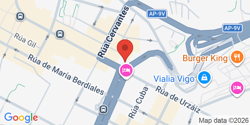 Mapa de la ubicación de La Ruta Burger Café