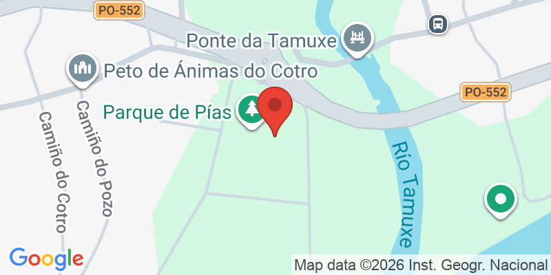 Mapa de la ubicación de Parque infantil de Pías