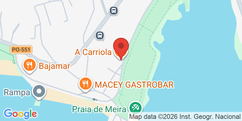 Mapa de la ubicación de A Carriola