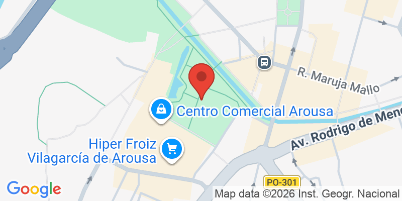 Mapa de la ubicación de Parque da Xunqueira