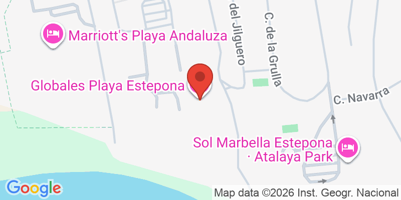 Mapa de la ubicación de Globales Playa Estepona