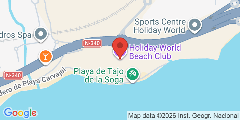 Mapa de la ubicación de Holiday World Beach Club