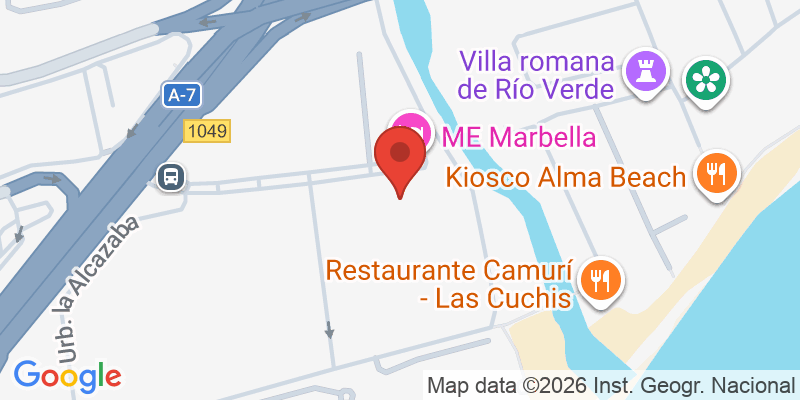 Mapa de la ubicación de Meliá Marbella Banús