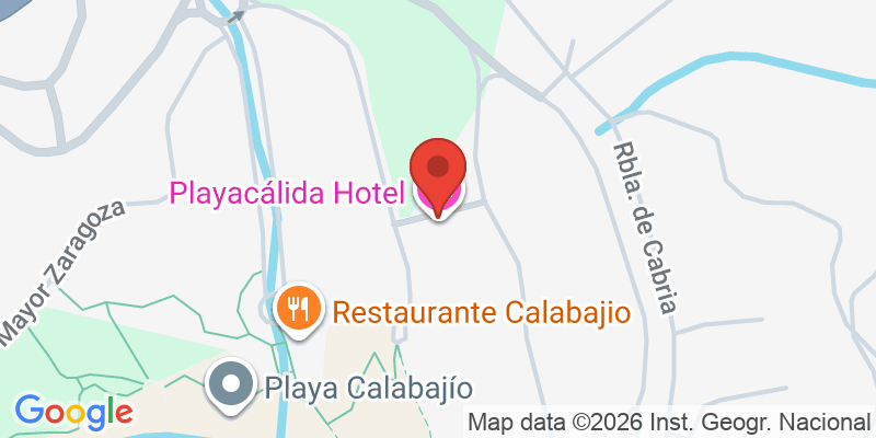 Mapa de la ubicación de Playacálida Hotel