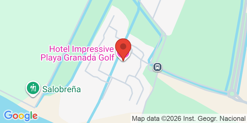Mapa de la ubicación de Impressive Playa Granada Golf