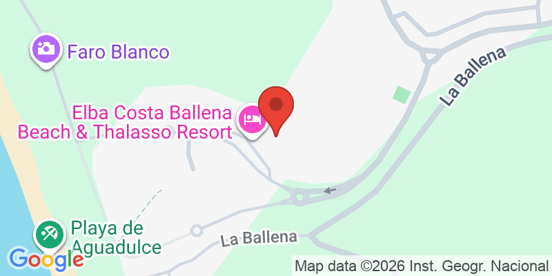 Mapa de la ubicación de Elba Costa Ballena Beach &amp; Thalasso Resort