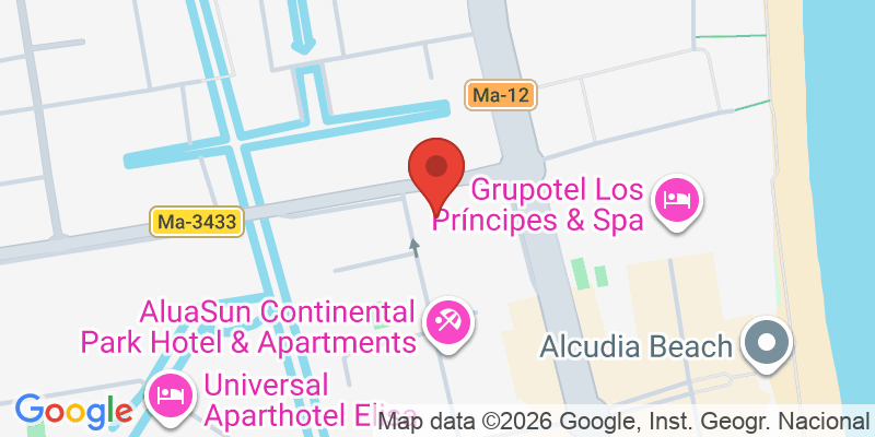 Mapa de la ubicación de Apartamentos HSM Lago Park