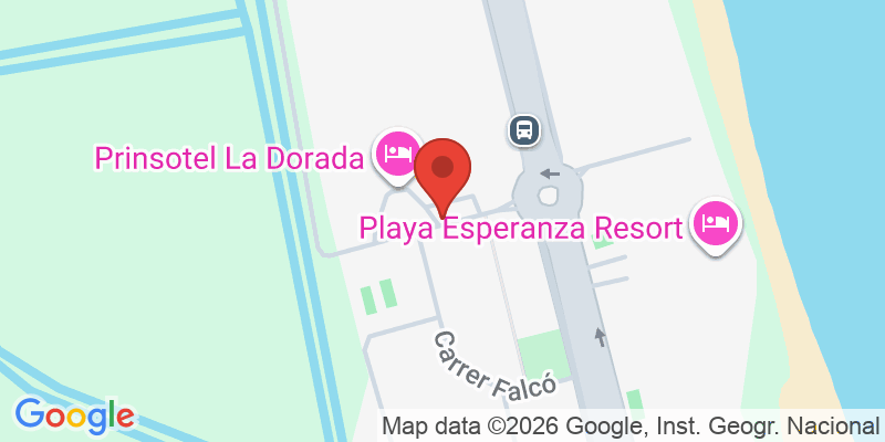 Mapa de la ubicación de Prinsotel La Dorada Hotel y Apartamentos