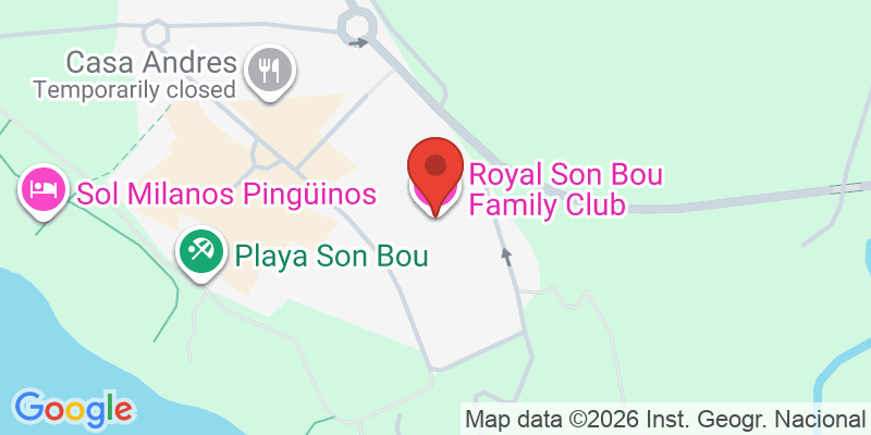 Mapa de la ubicación de Royal Son Bou Family Club