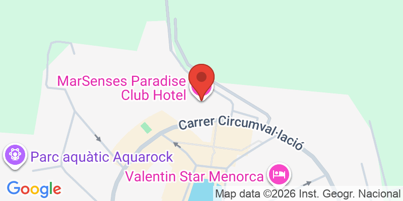 Mapa de la ubicación de ApartHotel Paradise Club & Spa
