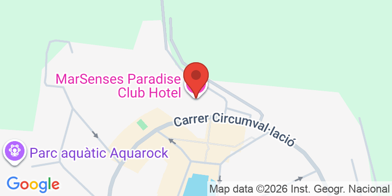 Mapa de la ubicación de MarSenses Paradise Club Hotel & Spa