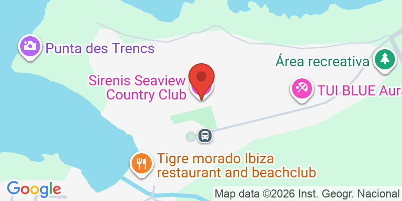 Mapa de la ubicación de Sirenis Seaview Country Club