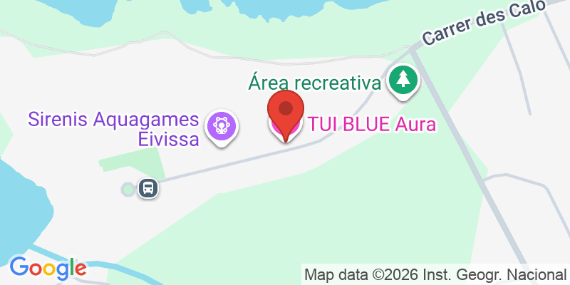 Mapa de la ubicación de Sirenis Hotel Club Aura