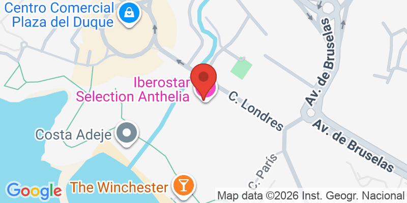 Mapa de la ubicación de Iberostar Selection Anthelia